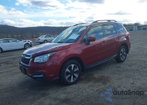 2017 Subaru Forester 2.5I Premium из США, поврежденный, VIN JF2SJAGC0HH588556
